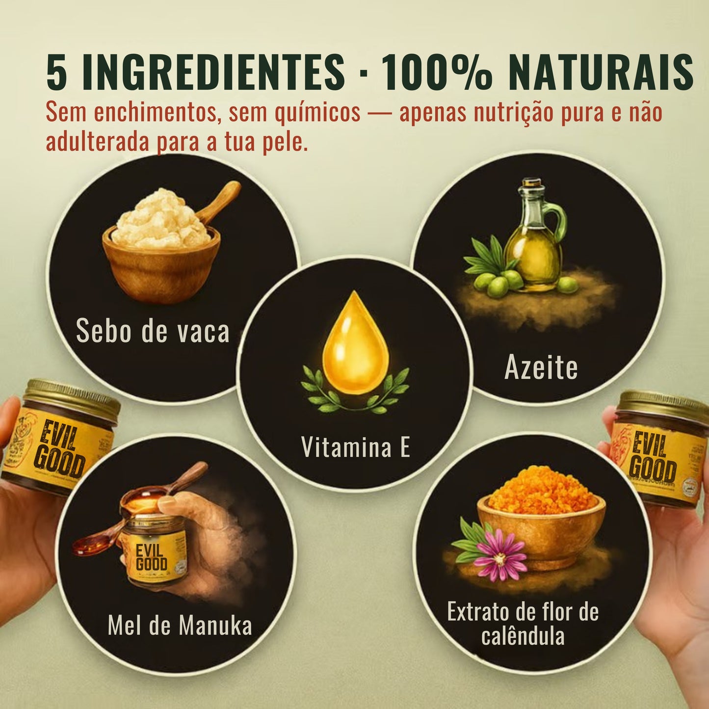 Bella™ Bálsamo Hidratante de Talo e Mel